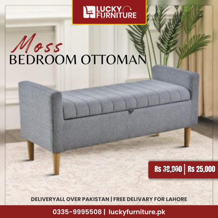 Moss Bedroom Ottomans