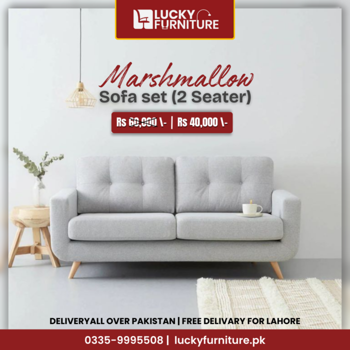 Marshmallow 2-Seater Sofa Set