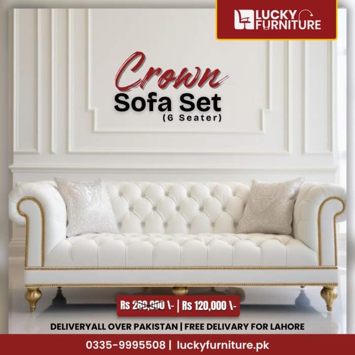 Crown Sofa (6 Seater)