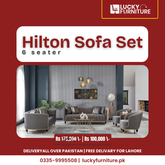 Hilton Sofa Set (6 Seater)