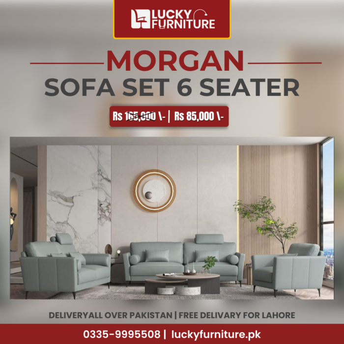 Morgan Sofa Set (6 Seater)