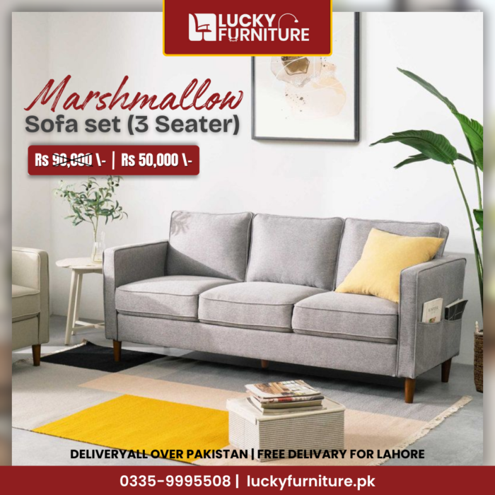 Marshmallow 3-Seater Sofa